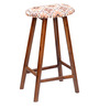 Upholstered Bar Stool In Multi Colour