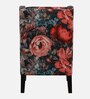 Rison Velvet Lounge Chair In Multi Colour