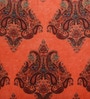 Viraasat  Velvet Slipper Chair In Orange Colour