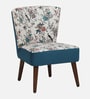 Nova Velvet Lounge Chair In Floral Color