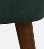 Nova Velvet Slipper Chair In Green & Pink Colour