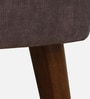 Viraasat  Velvet Slipper Chair In Grey Colour