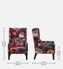 Rison Velvet Lounge Chair In Multi Colour