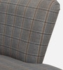 Mantra  Velvet Wing Chair In Grey Colour