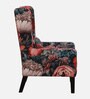 Rison Velvet Lounge Chair In Multi Colour