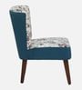 Nova Velvet Lounge Chair In Floral Color