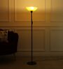Uplight Floor Lamp In Amber Color Polyproplene Washable Shade