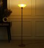 Uplight Floor Lamp In Amber Color Polyproplene Washable Shade