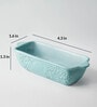 Upper Crust 900ml Blue Ceramic Loaf Pan