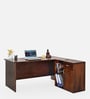 Uprise Sheesham Wood Executive Desk in Brown Colour
