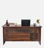 Uprise Sheesham Wood Executive Desk in Brown Colour