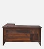 Uprise Sheesham Wood Executive Desk in Brown Colour