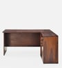 Uprise Sheesham Wood Executive Desk in Brown Colour