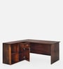 Uprise Sheesham Wood Executive Desk in Brown Colour