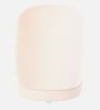 Upton Water Repellant Velvet Barrel Chair in Cream Color