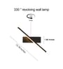 Uptown Metal LED Novelty Wall Light (Black)
