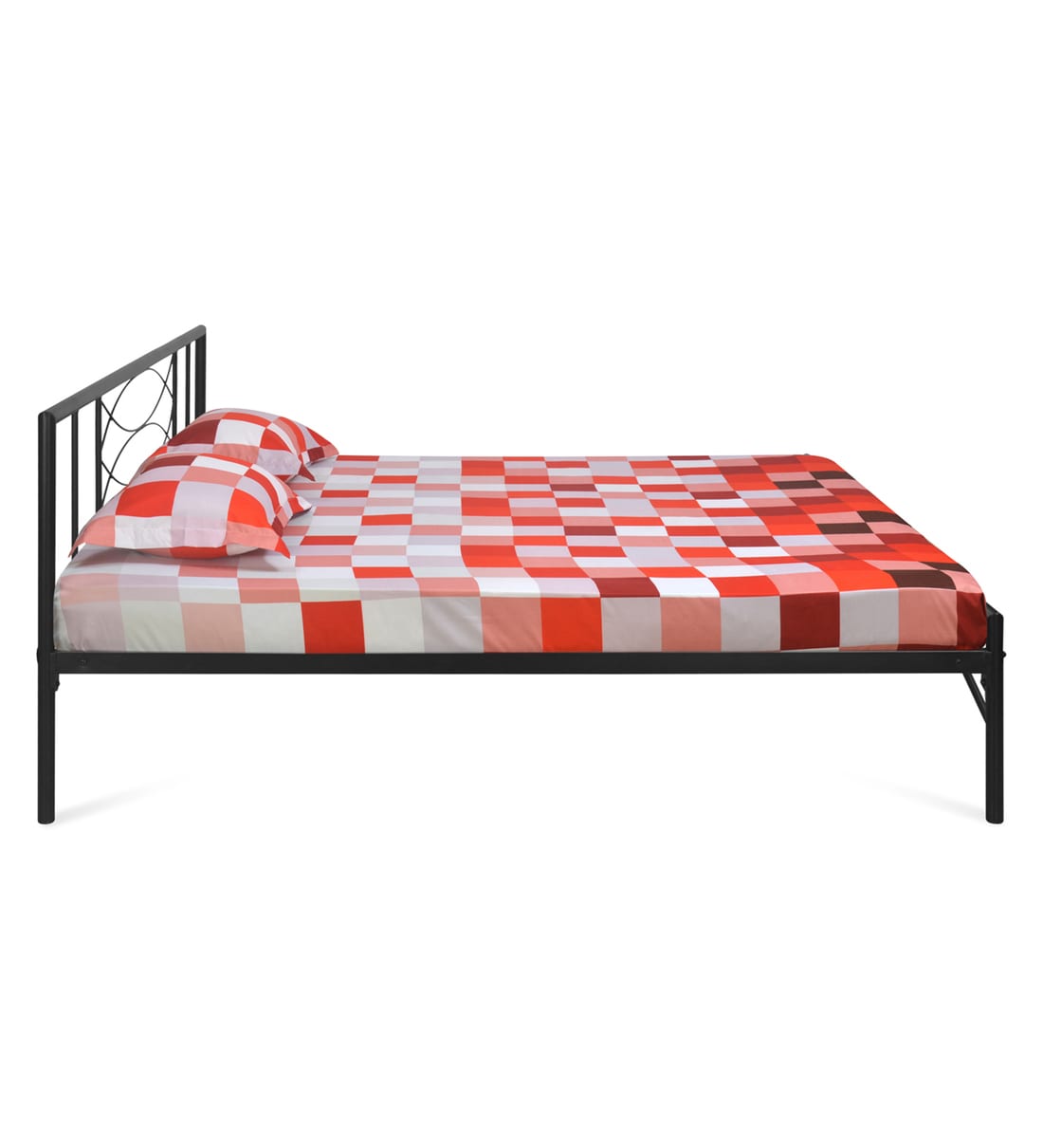 Buy Ursa King Size Bed in Black Finish by home Online Modern King