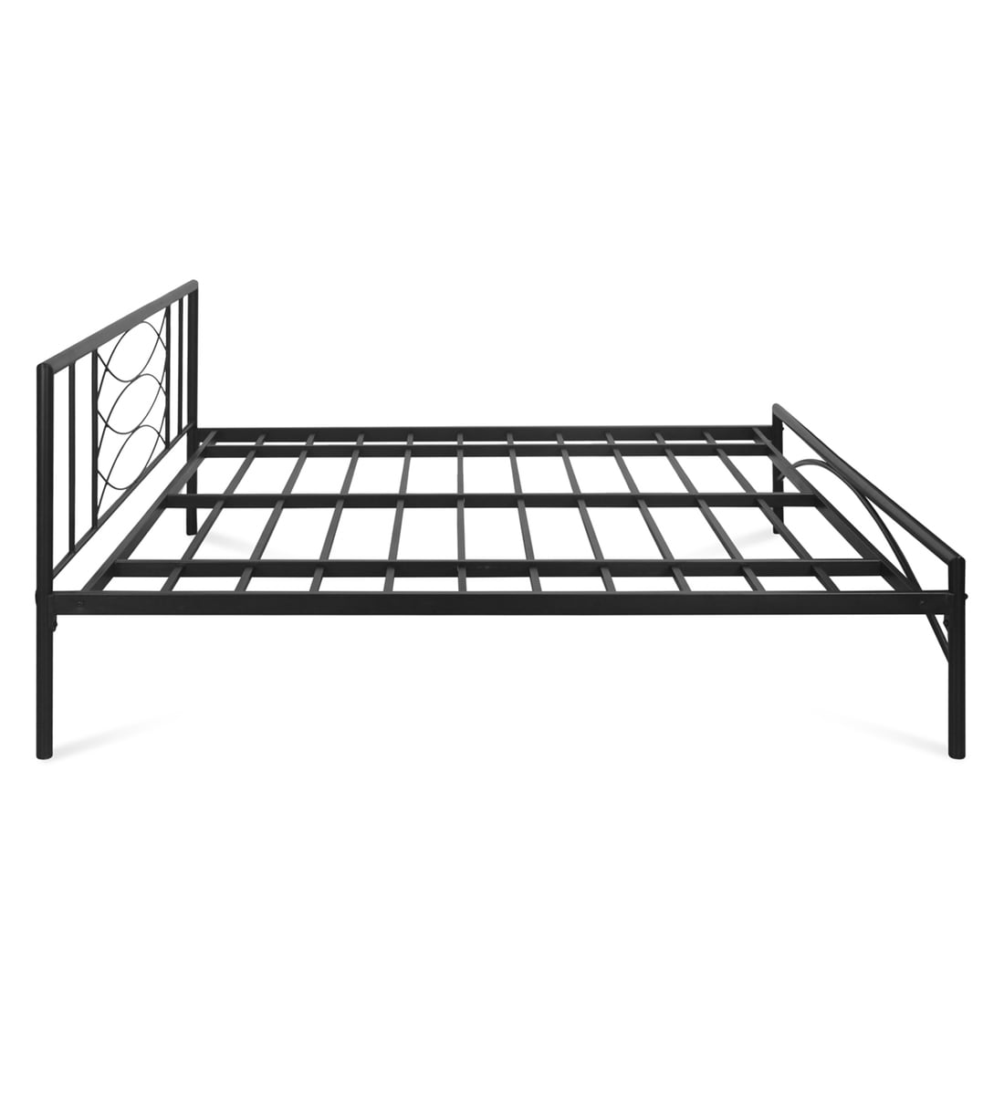 Buy Ursa King Size Bed in Black Finish by home Online Modern King