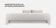 Urban Opulence 4-Seater Sofa In Cream Color