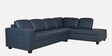 Urel LHS 3 Seater Sectional Sofa in Blue Colour