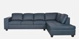 Urel LHS 3 Seater Sectional Sofa in Blue Colour