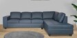 Urel LHS 3 Seater Sectional Sofa in Blue Colour