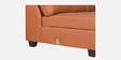 Urel RHS 3 Seater Sectional Sofa in Tan Colour