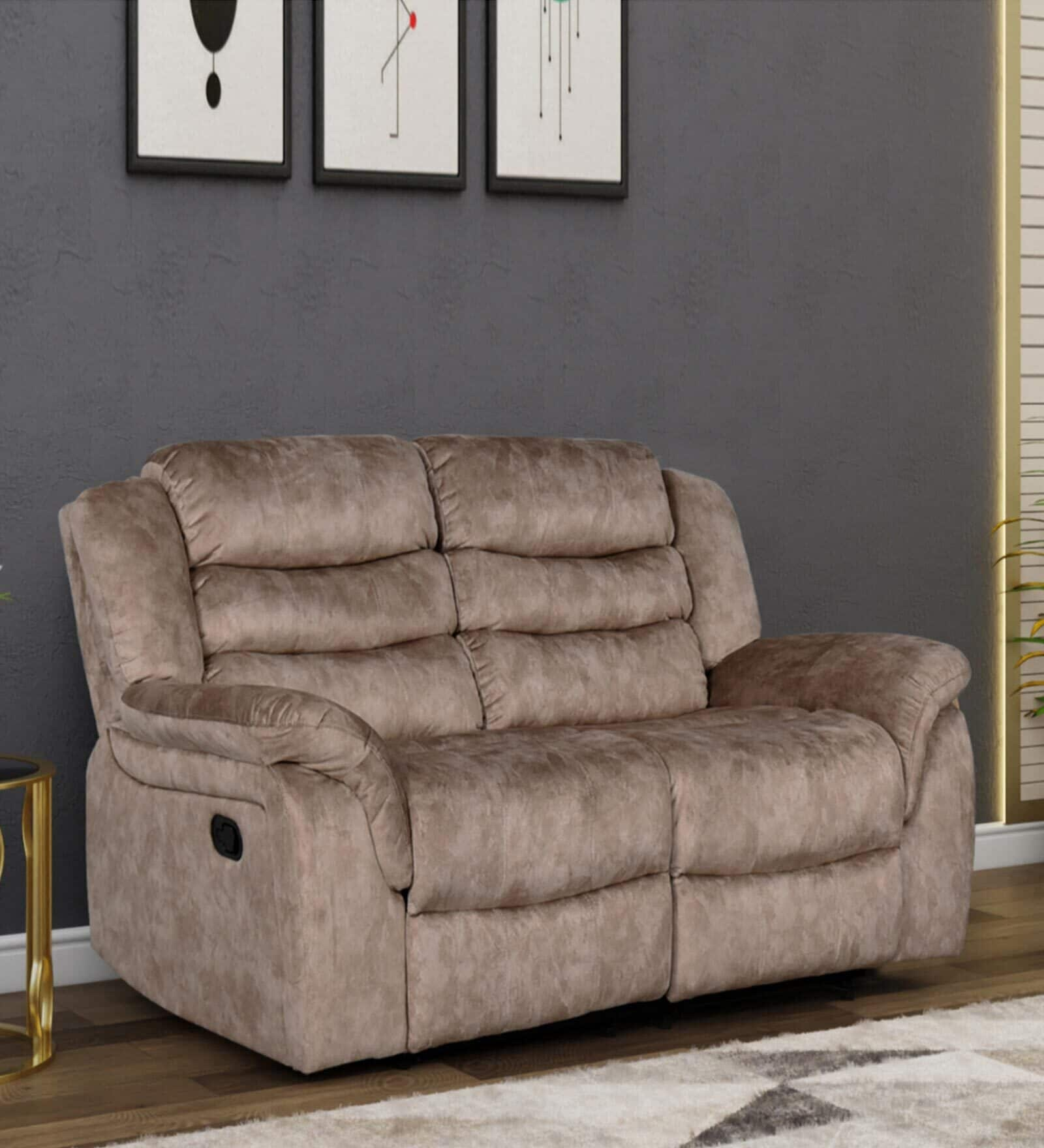 Buy Urban Leather 2 Seater Manual Recliner In Coffee Colour At 56 Off By Royaloak Pepperfry 8776