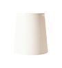White Ura Contemporary Metallic Table Lamp