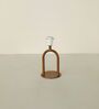 White Ura Contemporary Metallic Table Lamp