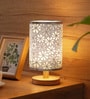 3D Flowers Print Metal Night Lamp