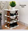 Xendy Plastic  4-Tier Shoe Rack