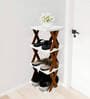 Xendy Plastic  4-Tier Shoe Rack