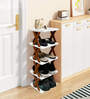 Xendy Plastic  5-Tier Shoe Rack