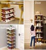 Xendy Plastic  5-Tier Shoe Rack