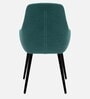 Modern Dining Chair With Armrest In Teal Color