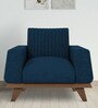 By Home City Urban Fabric 1 Seater Sofa in Dark Blue Colour