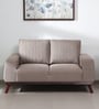 By Home City Urban Fabric 2 Seater Sofa in Dark Brown Colour