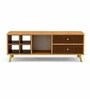 Urban Majesty Premium Centre Table In Sylvan Oak Light Finish