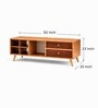 Urban Majesty Premium Centre Table In Sylvan Oak Light Finish