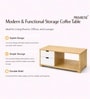 Urban Majesty Premium Centre Table In Sylvan Oak Light Finish