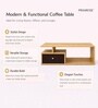 Urban Majesty Premium Centre Table In Sylvan Oak Light Finish