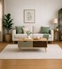 Urban Majesty Premium Centre Table In Sylvan Oak Light Finish
