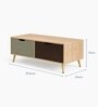 Urban Majesty Premium Centre Table In Sylvan Oak Light Finish