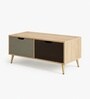 Urban Majesty Premium Centre Table In Sylvan Oak Light Finish