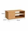 Urban Majesty Premium Centre Table In Sylvan Oak Light Finish