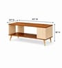 Urban Majesty Premium Centre Table In Sylvan Oak Light Finish