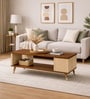 Urban Majesty Premium Centre Table In Sylvan Oak Light Finish