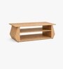 Urban Majesty Premium Centre Table In Sylvan Oak Light Finish