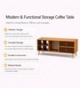Urban Majesty Premium Centre Table In Sylvan Oak Light Finish